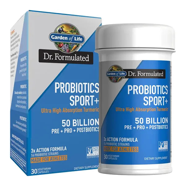 Garden of Life Probiotic Sport+ 50 Billion CFU Made for Athletes 30 Count Garden of Life